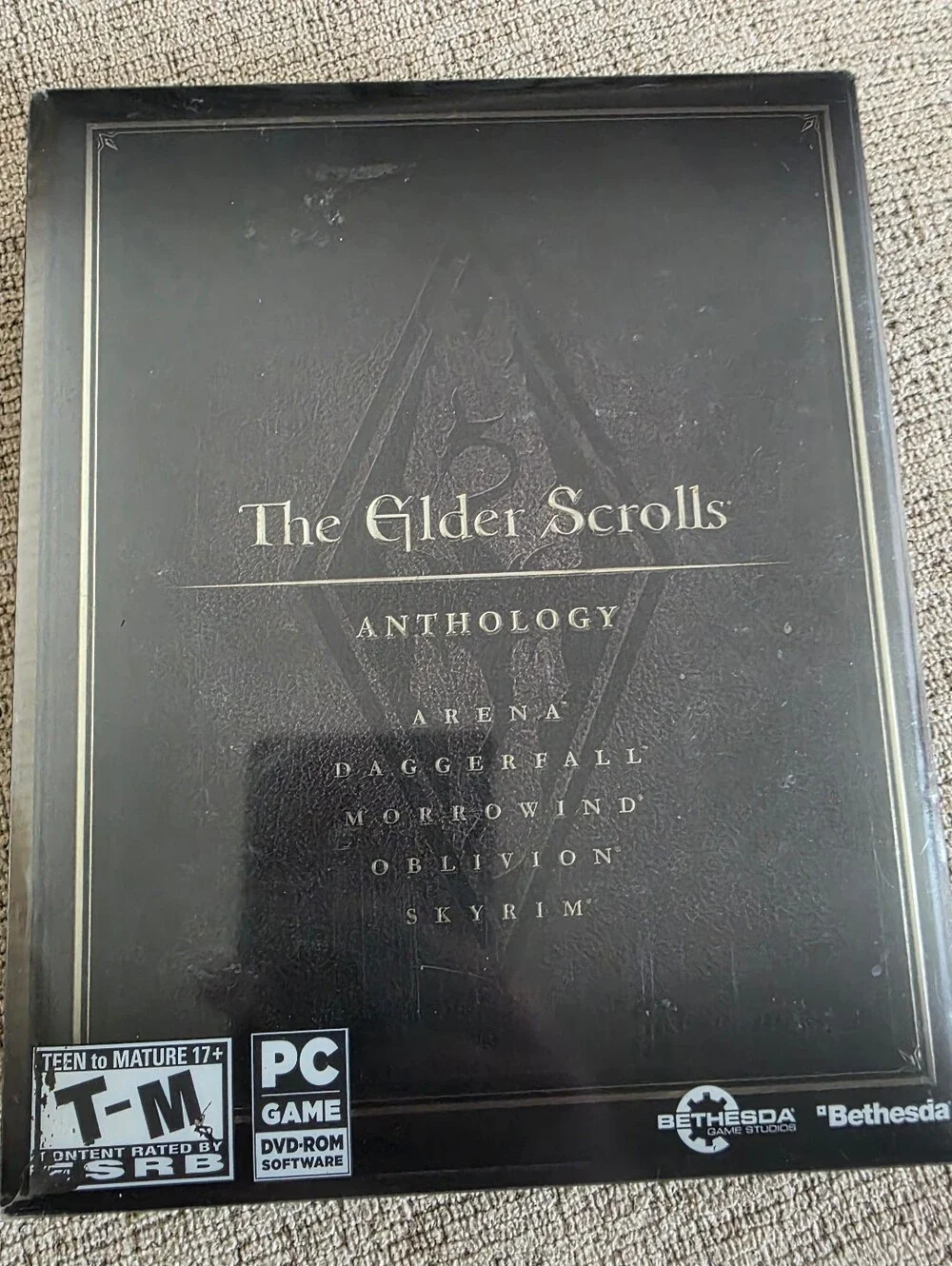 The Elder Scrolls Anthology PC Game - Black Collector Box